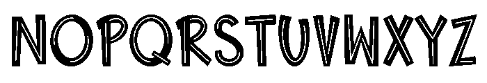 LokuPokanRegular Font LOWERCASE