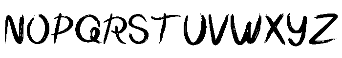 Lolita Brush Regular Font UPPERCASE