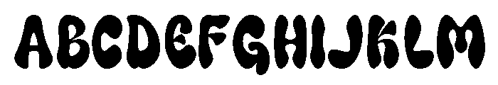 LolliPop Candy Groovy Font UPPERCASE