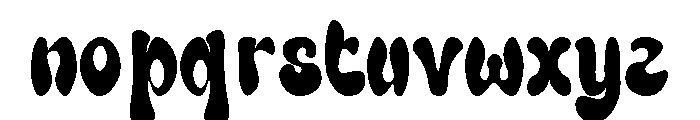 LolliPop Candy Groovy Font LOWERCASE