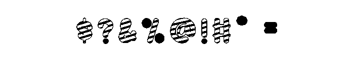 Lollipop Candy Font OTHER CHARS