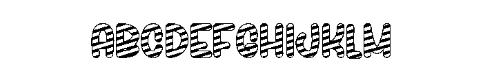 Lollipop Candy Font UPPERCASE