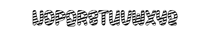 Lollipop Candy Font UPPERCASE