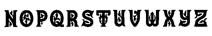 Lombardic Regular Font LOWERCASE