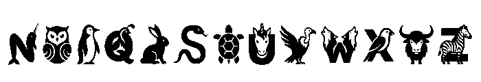 Lombok Regular Font LOWERCASE