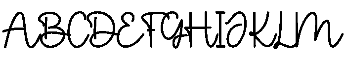 Lomon Juice Font UPPERCASE