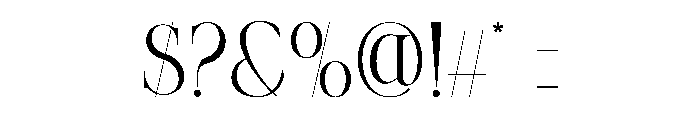Lonad Font OTHER CHARS