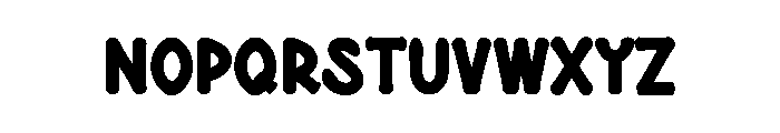 London Backdrop Font LOWERCASE