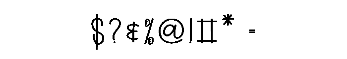 Lonely Heart Font OTHER CHARS