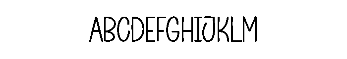 Lonely Heart Font UPPERCASE