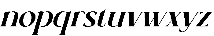 Lonely Monday Italic Font LOWERCASE