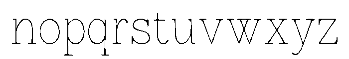 Lonely Moon VP Handdrawn Font LOWERCASE