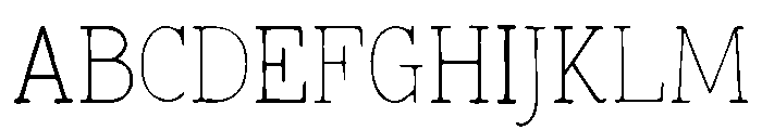 Lonely Moon VP Shadow Font UPPERCASE
