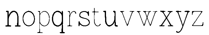 Lonely Moon VP Shadow Font LOWERCASE