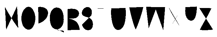 Lonely Person Single Line 2 Font UPPERCASE