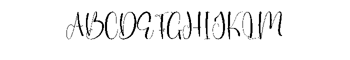 Lonelytime Font UPPERCASE