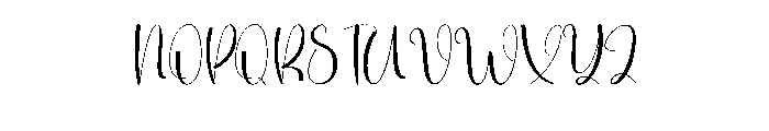 Lonelytime Font UPPERCASE