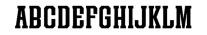 Long Beam Regular Font UPPERCASE