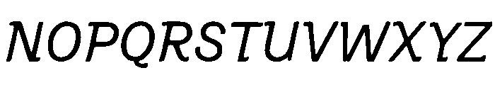 Long Cursive Font LOWERCASE
