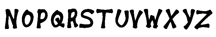 Long Walk Tech Font UPPERCASE