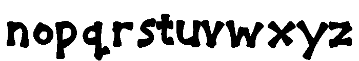 Long Walk Tech Font LOWERCASE