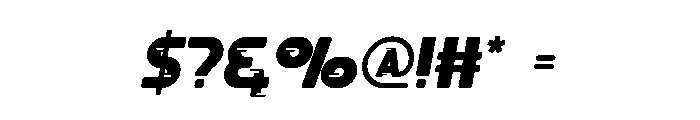 LongSlide Font OTHER CHARS