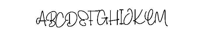 Longdistance Font UPPERCASE
