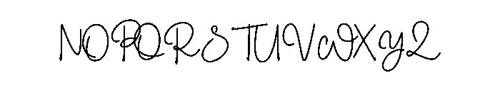 Longdistance Font UPPERCASE
