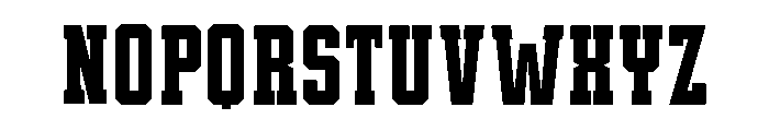 Longhorn Regular Font UPPERCASE