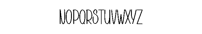 Longhorn Font LOWERCASE