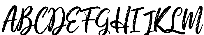 Longlasting Font UPPERCASE