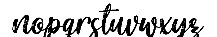 Longlasting Font LOWERCASE
