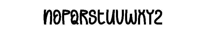 Longlife Romance Font UPPERCASE