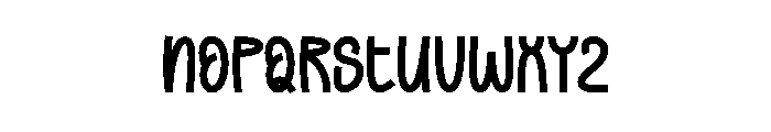 Longlife Romance Font LOWERCASE