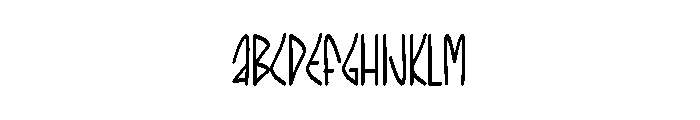 Longmire Dusk Font UPPERCASE