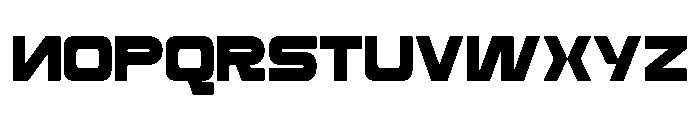Longs Right Regular Font UPPERCASE