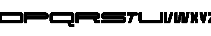 Longs Right Regular Font LOWERCASE