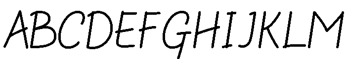 LontheScript-Regular Font UPPERCASE