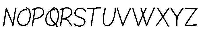 LontheScript-Regular Font UPPERCASE