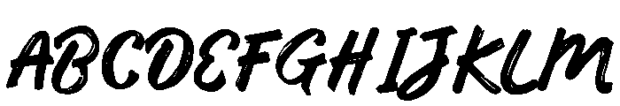 Looms Black Font UPPERCASE