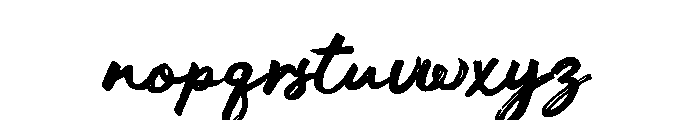 Looms Black Font LOWERCASE