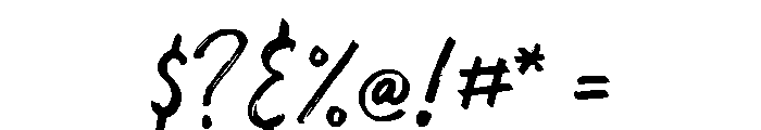 Looms Bold Font OTHER CHARS