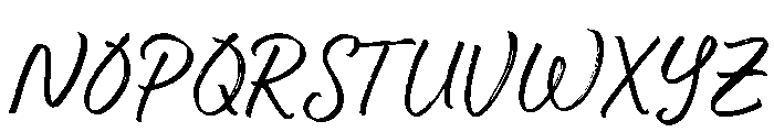 Looms Regular Font UPPERCASE