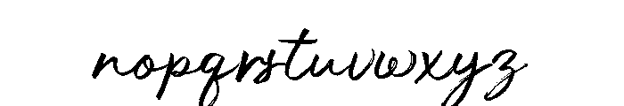 Looms Regular Font LOWERCASE