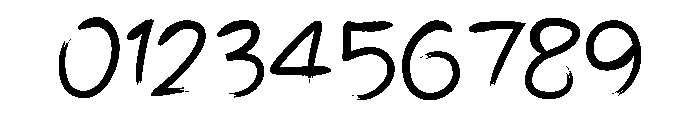 Loopbrush Font OTHER CHARS