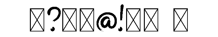 Loopbrush Font OTHER CHARS