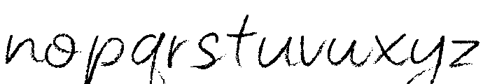 Loopgrain Font LOWERCASE