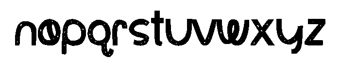 Loopy Doodle Solid Font LOWERCASE