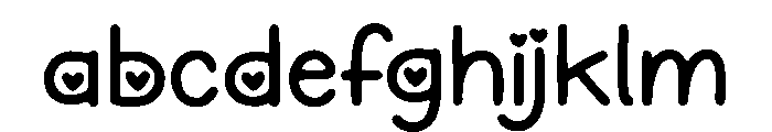 Loopy Hearts FONT
