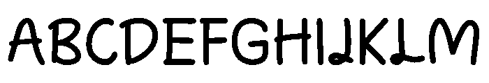 Loopy Stardust Font UPPERCASE